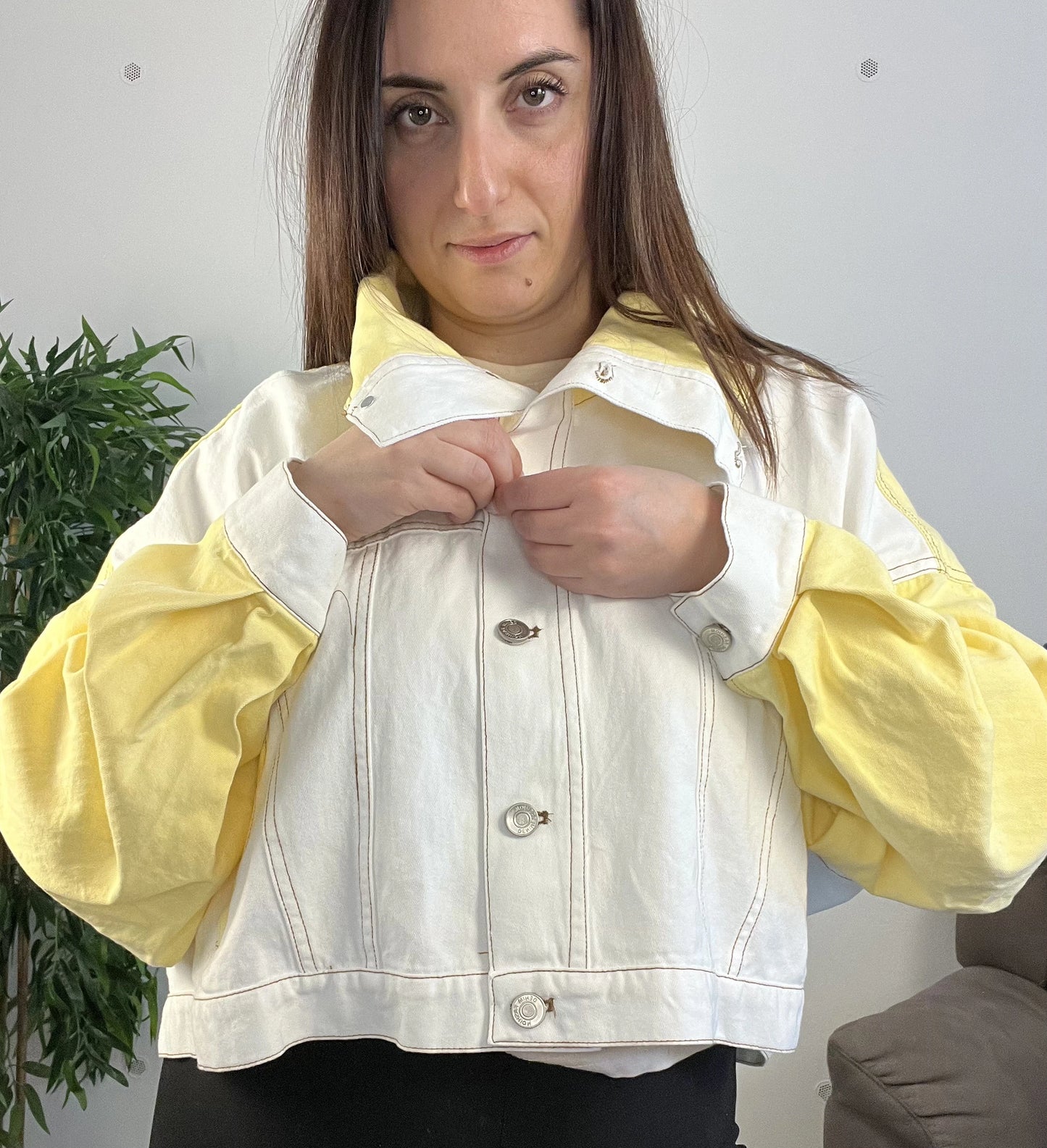 Sunny Trucker - Giacca Trucker Corta Gialla