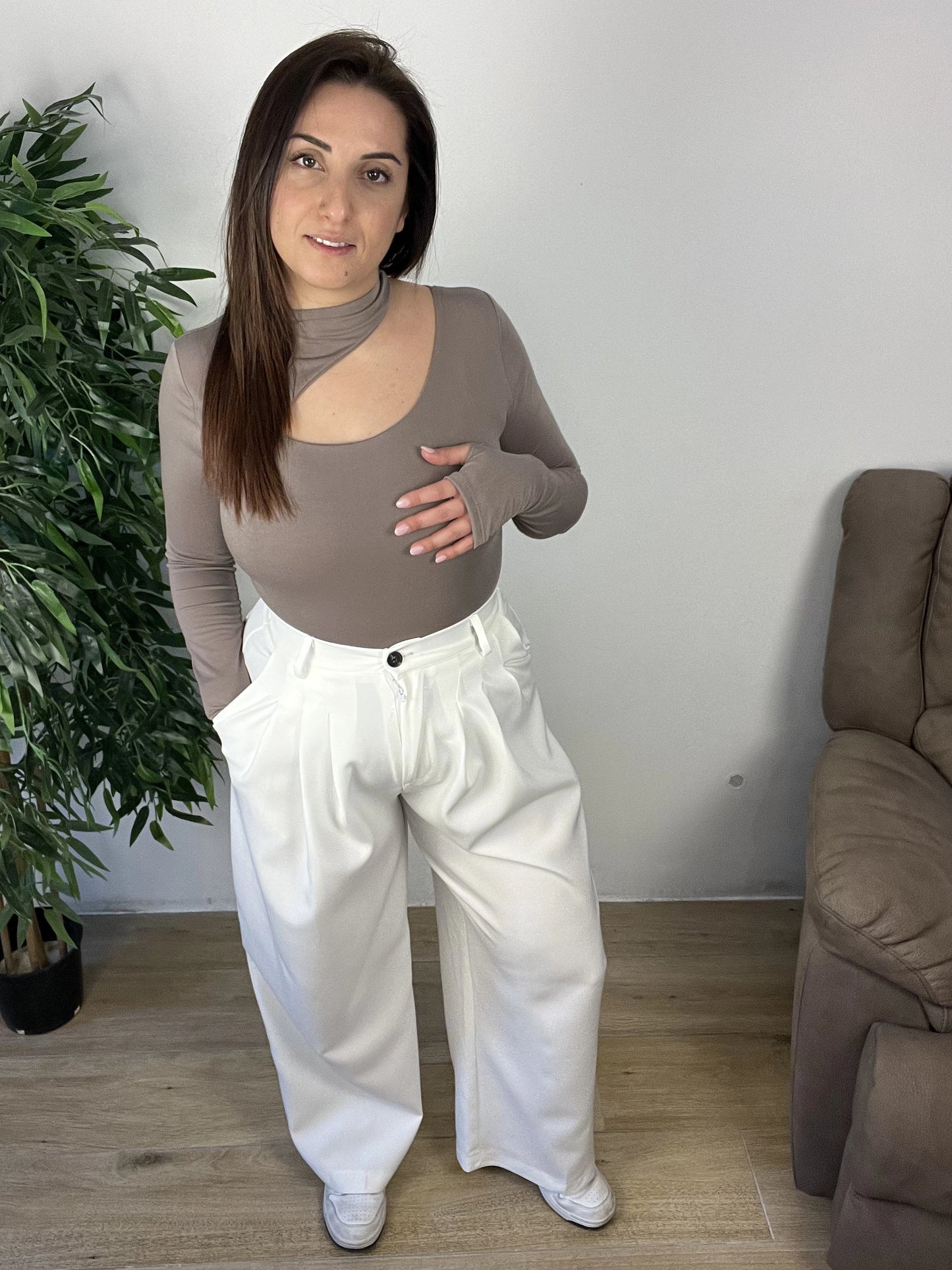 Pantaloni Soft Easy - Bianco