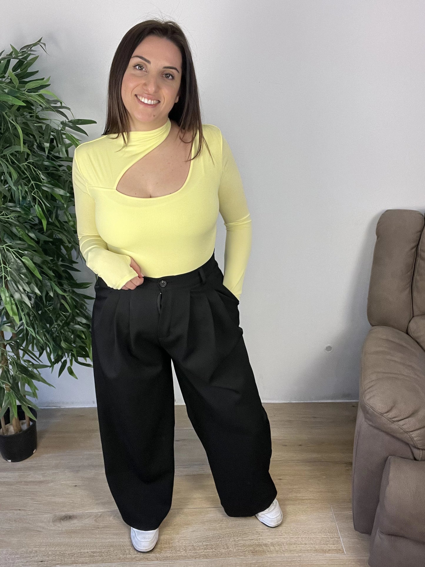 Pantaloni Soft Easy - Nero